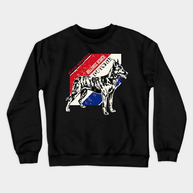 Dutch Shepherd - Dutchie Crewneck Sweatshirt by Nartissima